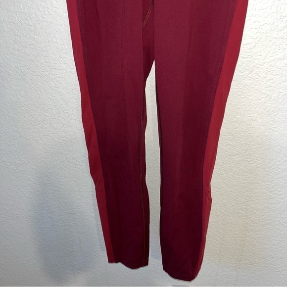 Lululemon Red Leggings With Top "Lululemon" Band Size 4 - Picture 3 of 7